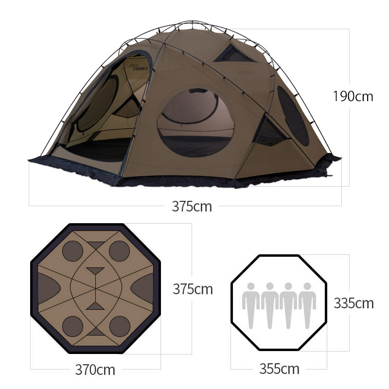 正規販売】KOVEA コベア GHOST SHELTER ゴーストシェルター テント