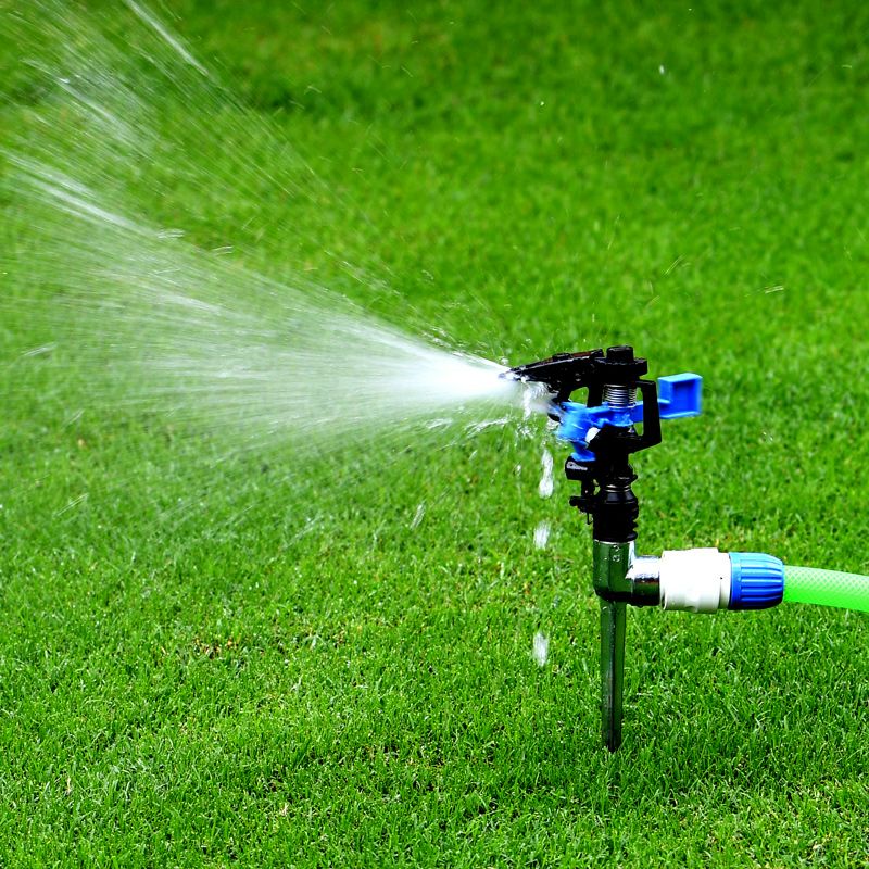 アルミ製、パルススプリンクラースパイク、コネクターなど、散水　園芸用具 パルススプリンクラー/コネクター付き/ | 芝生のことならバロネス