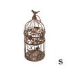  アンティーク調 フラワーバードケージ ブラウン Ｓサイズ