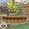 英国ブランド Smart Garden 壁掛けハンギングバスケット 60cm ヤシマット付き