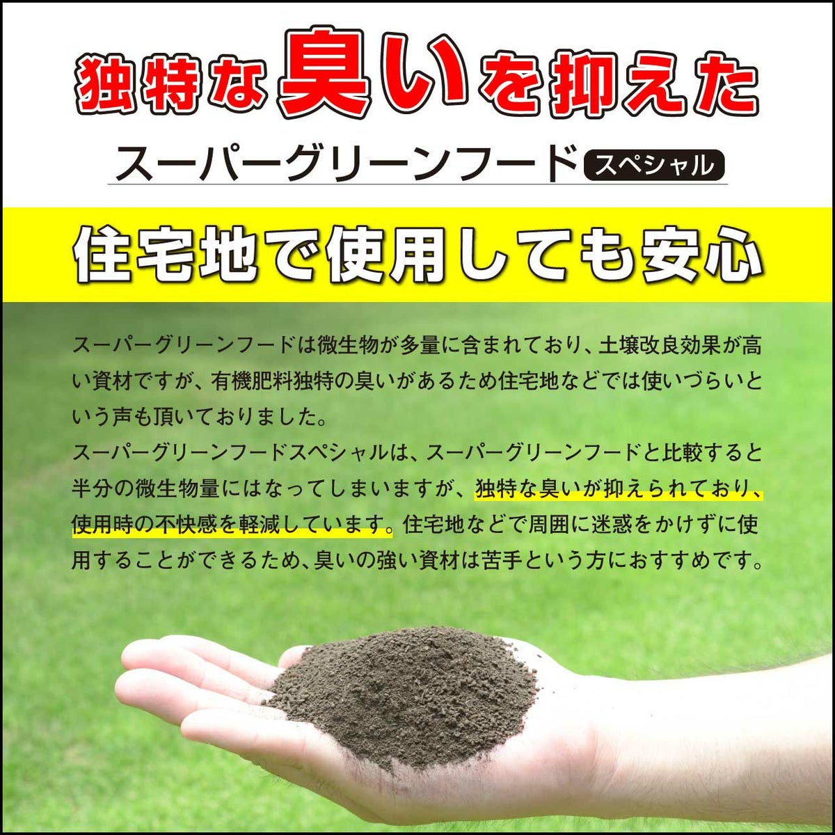 芝生用土壌改良微生物資材 スーパーグリーンフードスペシャル