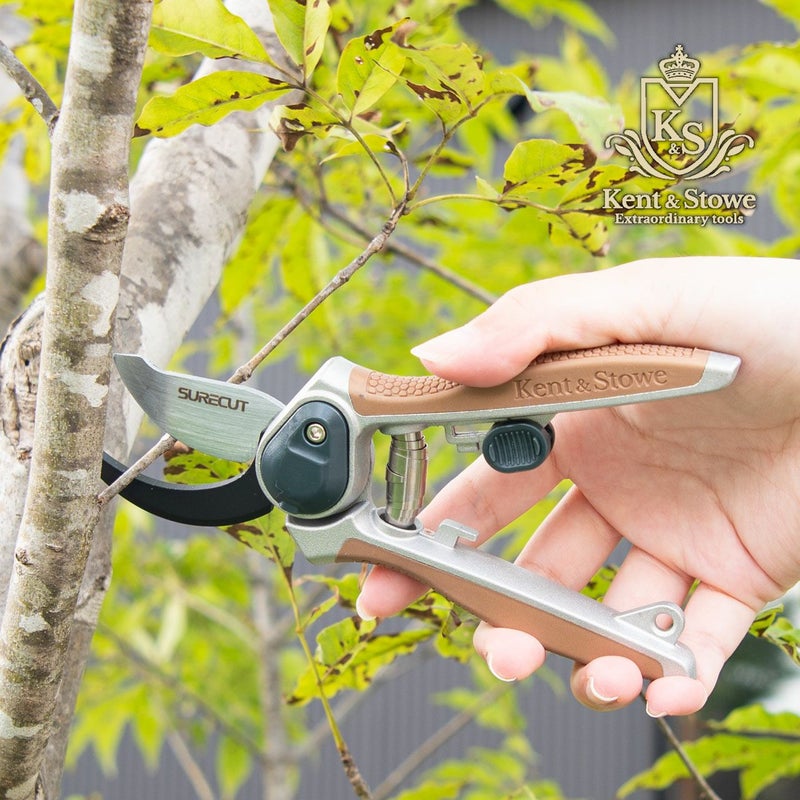 Kent&Stowe ケント＆ストウ ミニ剪定鋏(剪定ばさみ) バイパスタイプ MAX15mm 
