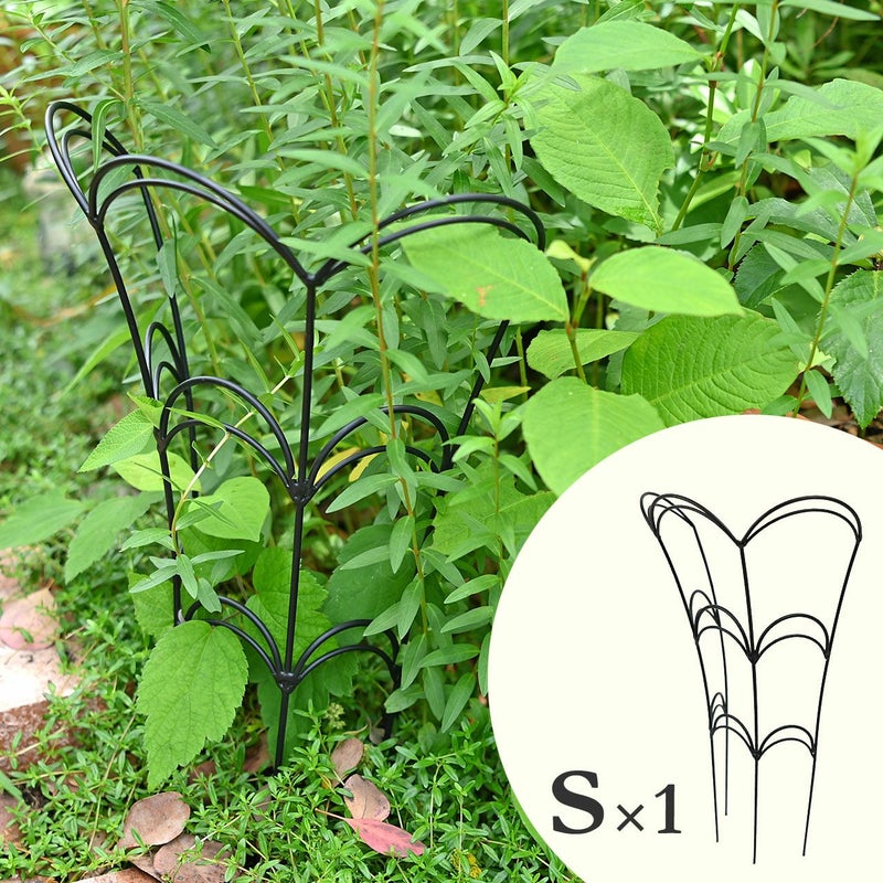 フラワーガード アイアン製 ブラック Sサイズ 1枚