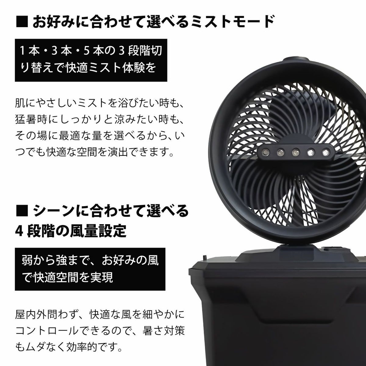 ＫＭネクスト エアーレボリューションミストファン