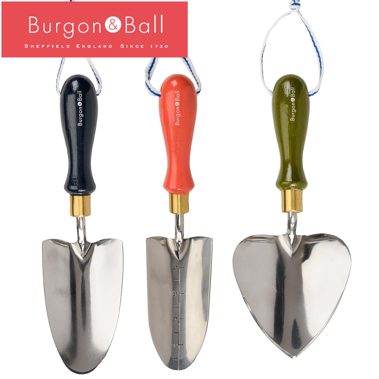 英国ブランド Burgon＆Ball コレクターガーデンツール ハンドスコップ
