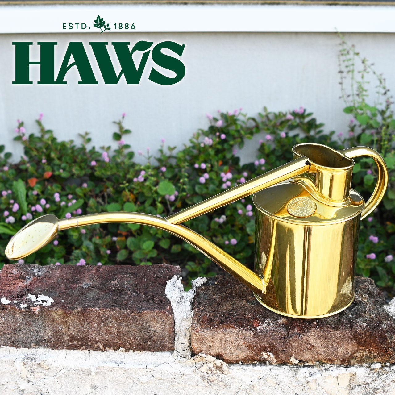 英国 HAWS 真鍮製インドアカン 1L ギフト じょうろ ジョウロ 室内