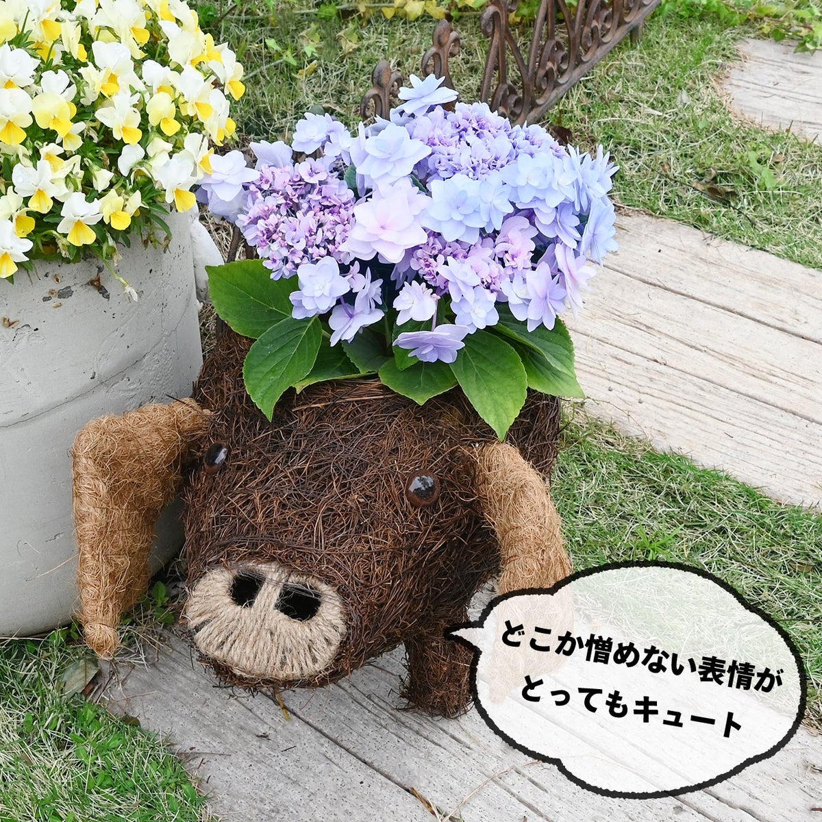 ガーデンアニマルプランター ぶた